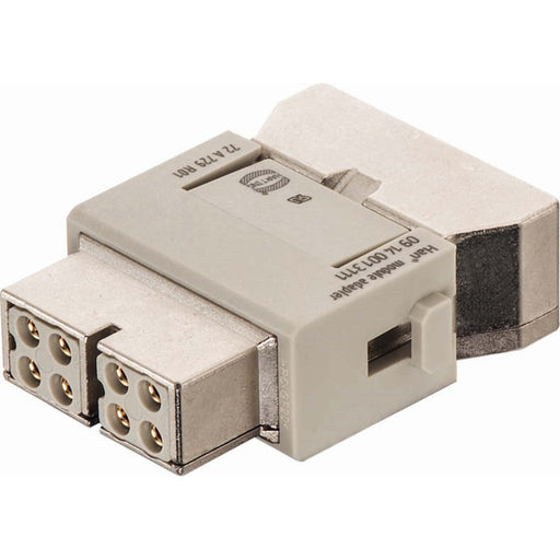 Harting - Kontakteinsatz für Rechtecksteckverbinder Megabit Einsatz 09140083122 Han 1 Kabel GND