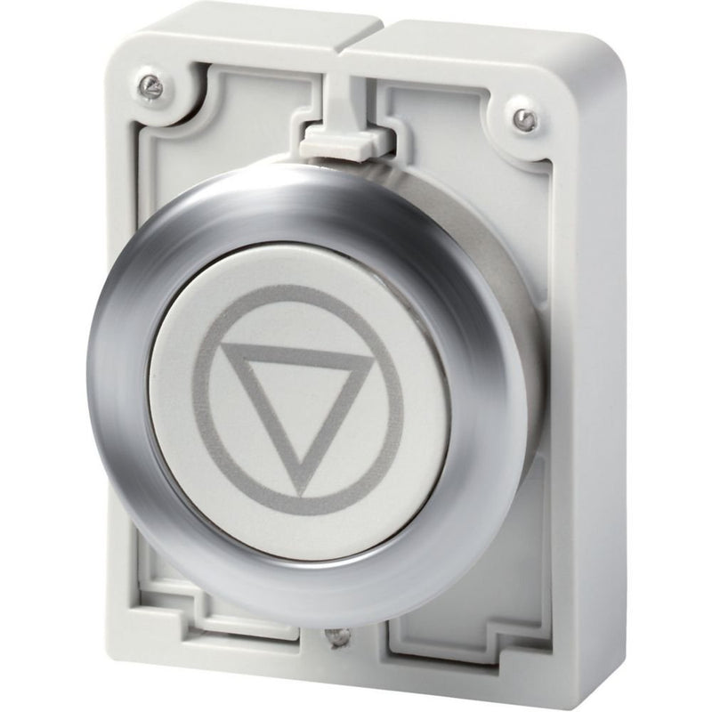 Eaton - Frontelement für Drucktaster Drucktaste RMQ-Titan M30I-FD-GR-X66 flach tastend grau