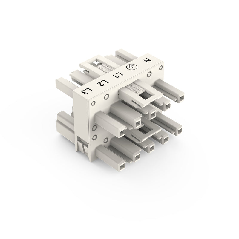 WAGO - Kompaktverteiler für steckbare Gebäudeinstallation Verteiler 770-659 400V 25A 5p. weiß − 25 Stück