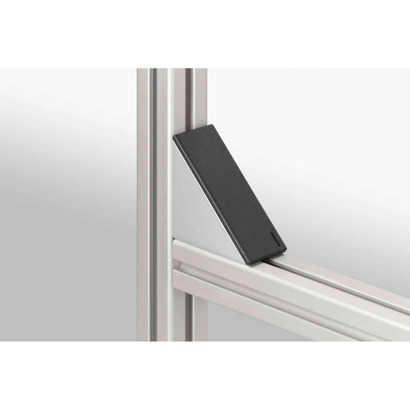 Item - Schutzkappe/Abdeckung für Stiel/Profilschiene Winkel-Abdeckkappe 0.0.411.25 80x80 schwarz