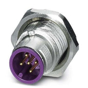 Phoenix Contact - Rundsteckverbinder, feldkonfektionierbar (Industriesteckverbinder) Einbausteckverbinder SACC-DSI-MS-#1456491 − 20 Stück
