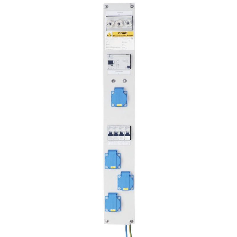 GSAB Elektrotechnik - CEE-Steckdosen-Kombination (IEC 60309) Systemleiste 99.00.-024 185mm, 4xSchutzk