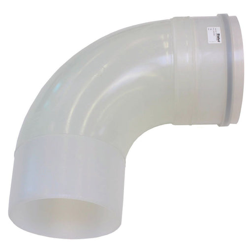 Vaillant - Einwandiges Abgasformstück 2 Anschlüsse Bogen 87 Grad 250mm 0020106563 PP