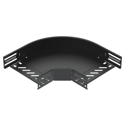 OBO Bettermann - Bogen für Kabelrinne Bogen 90° für Kabelrinne RB 90 620 FSK SW horizontal 60x200