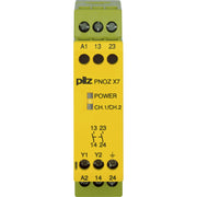 Pilz - Gerät zur Überwachung von sicherheitsgerichteten Stromkreisen Not-Aus-Schaltgerät PNOZ X7 #774053 110VAC 2n/o