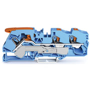 WAGO GmbH & Co. KG - Durchgangs-Reihenklemme 3-Leiter-Durchgangsklemme 2116-5304 16qmm, blau − 20 Stück