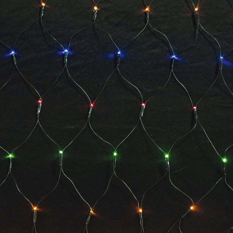 Hellum - Festbeleuchtung LED-Lichtnetz Farbwechsel 577044 100-tlg.m.Außentrafo − 6 Stück