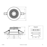 EVN Lichttechnik - Downlight/Strahler/Flutlicht LED-Downlight ET54100925