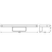 Ledvance - Decken-/Wandleuchte LED-Spiegelleuchte LED B #4099854096099 3000/4000K, chrom