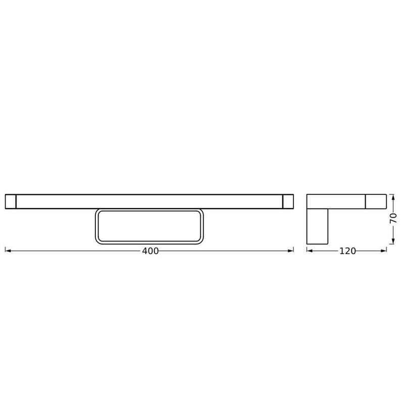 Ledvance - Decken-/Wandleuchte LED-Spiegelleuchte LED B #4099854096099 3000/4000K, chrom