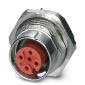 Phoenix Contact - Rundsteckverbinder, feldkonfektionierbar (Industriesteckverbinder) Einbausteckverbinder SACC-DSI-FS-#1457869 − 20 Stück