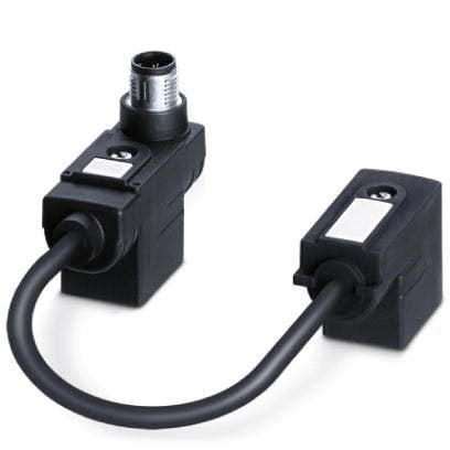 Phoenix Contact - Konfektioniertes Sensor-Aktor-Kabel Doppelventilstecker-Adapt. SAC-MS/0,15-#1458473