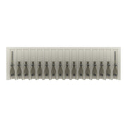 WAGO - Leiterplattensteckverbinder Doppelstock-Stiftleiste 734-1446 THT Lötstift 1x1mm − 25 Stück
