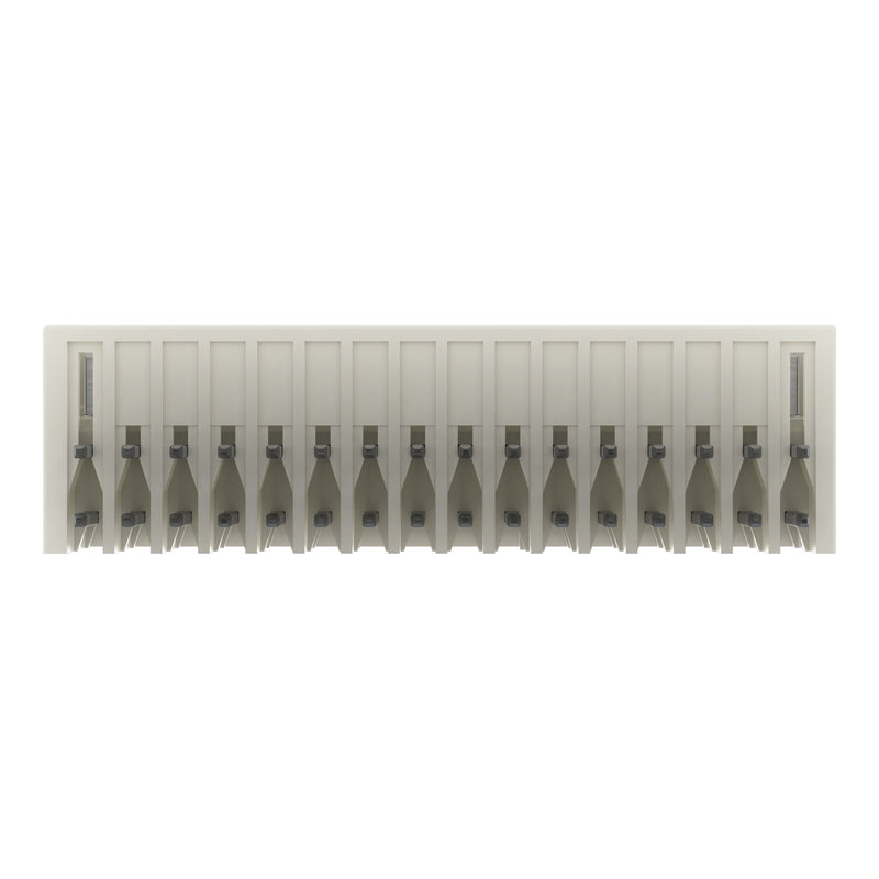 WAGO - Leiterplattensteckverbinder Doppelstock-Stiftleiste 734-1446 THT Lötstift 1x1mm − 25 Stück
