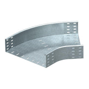 OBO Bettermann - Bogen für Kabelrinne Bogen 45 Grad horizontal RB 45 155 FT rd Bauform 110x550