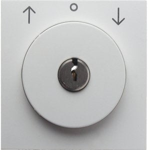Berker - Abdeckung/Bedienelement für Installationsschalterprogramme Zentralstück m Schloss 1083898900 für Jal. S.1 pw