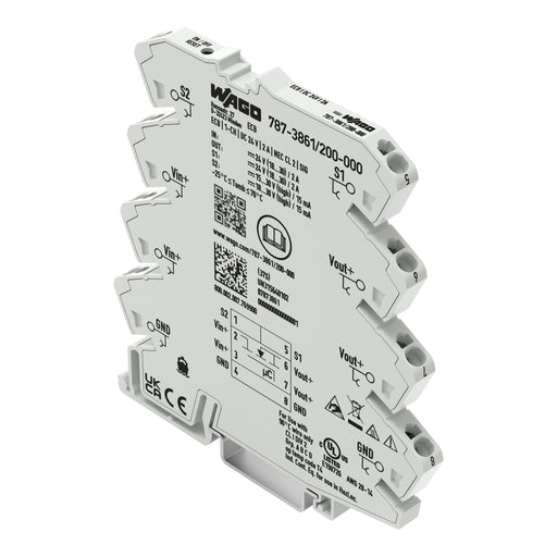 WAGO - Stromüberwachungsgerät Schutzschalter elektroni. 787-3861/200-000 1-kanalig 24V DC
