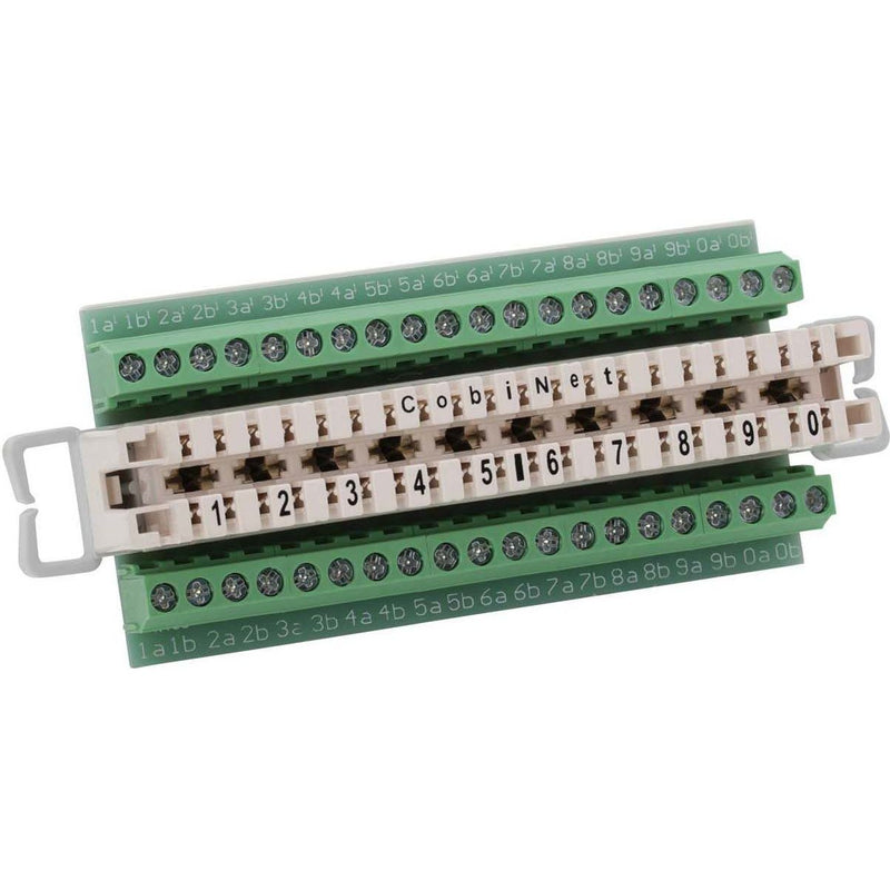 CobiNet - Fernmeldeleiste LSA-Trennleiste 103396 2/10 SK zu 10 DA