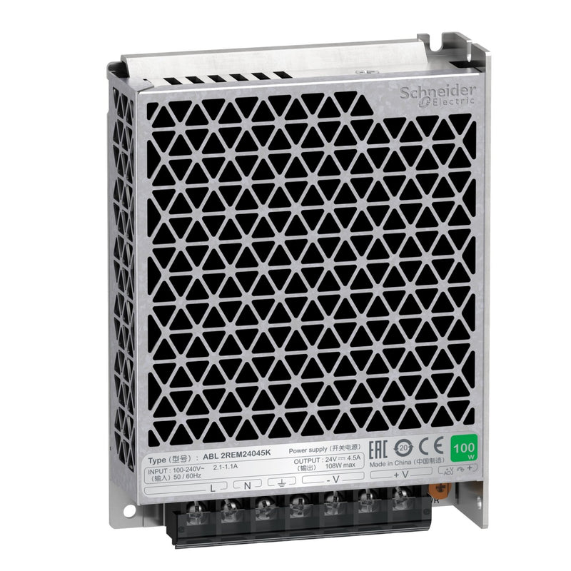 Schneider Electric - Gleichstromversorgung Spannungsversorgung Easy ABL2REM24045K Modicon 4,5A 108W