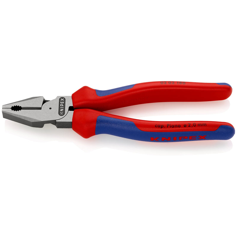 Knipex - Kombizange Kraft-Kombizange 02 180 schwarz, 180mm