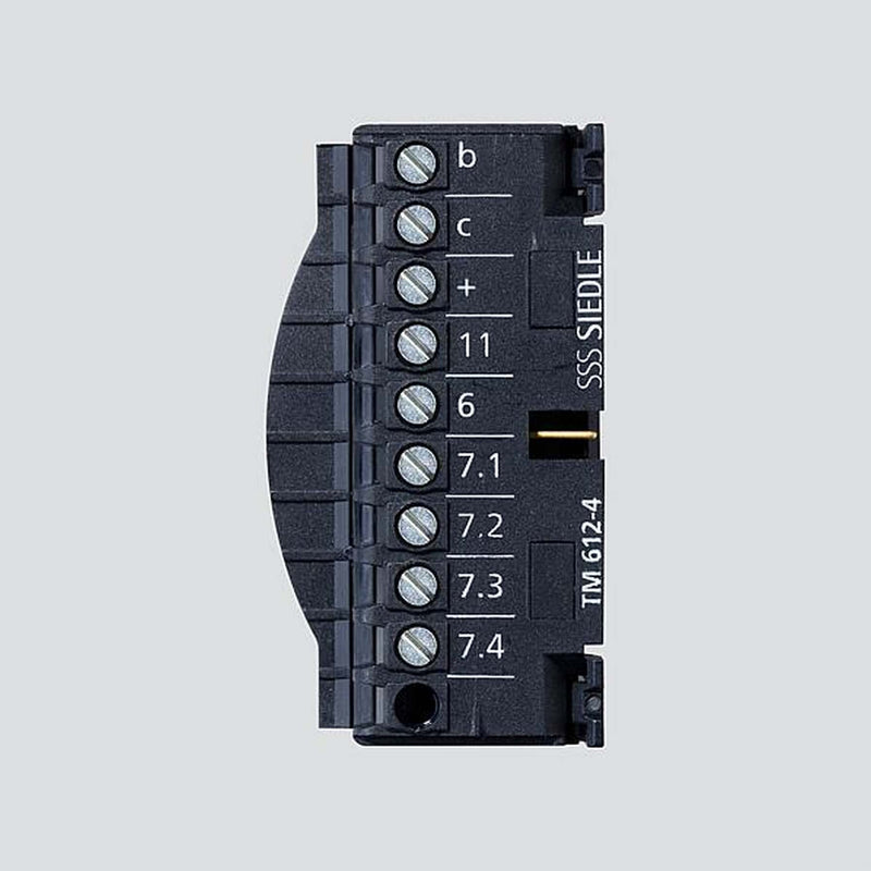 Siedle&Söhne - Zubehör/Ersatzteile für Türkommunikation Klemmblock TM 612-4 Schwarz
