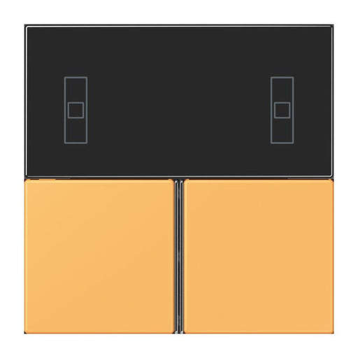 Jung - Abdeckung/Bedienelement für Installationsschalterprogramme Tastensatz 3fach LC 4093 TSA 254 ocre jaune clair