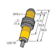 Turck - Einweg-Lichtschranke Laser-Sender S186ELD − 1 Stück