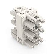 WAGO - Kompaktverteiler für steckbare Gebäudeinstallation Verteiler 770-658 250V 25A 3p. weiß − 25 Stück