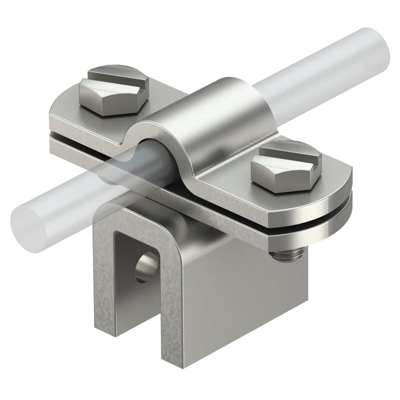 OBO Bettermann - Anschlussklemme für Blitzschutz Falzklemme 270 8-10 VA 8/10mm − 10 Stück