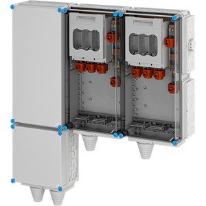 Hensel - Verteilerschrank für Energieversorgung Ladeverteiler Mi EV 140kW 2000 f.2 Abgänge a 140kW