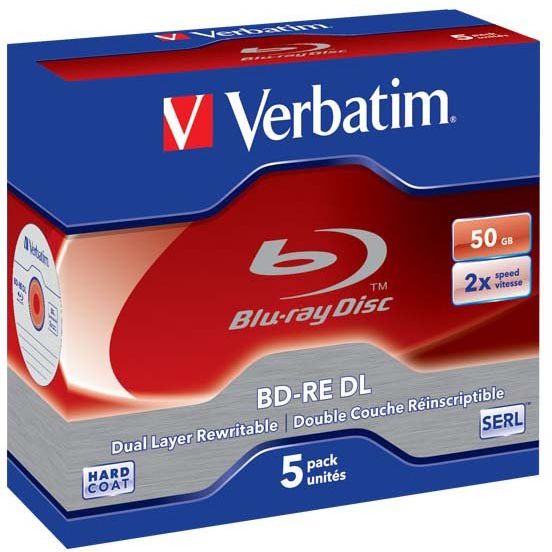 Verbatim - Speichermedium digital BD-RE,DL 43760 (VE5) 50GBJewelcase − 10 Packung