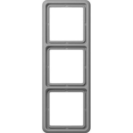 Jung - Abdeckrahmen Rahmen 3-fach gr CD 583 GR waage/senkrecht
