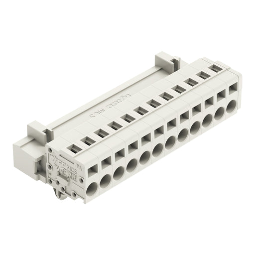 WAGO - Kabelsteckverbinder für Leiterplattensteckverbinder 1-Leiter-Stiftleiste 721-612/018-000 CAGECLAMP,2,5mm²,lgr − 25 Stück