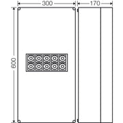 Hensel - Dose, Gehäuse für Montage auf der Wand/Decke Kabelabzweigkasten K 2405 25-240qmm 3ph. 5p