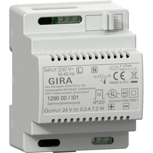 Gira - Netzgerät für Türkommunikation Spannungsversorgung 129600 − 1 Stück by Gira

