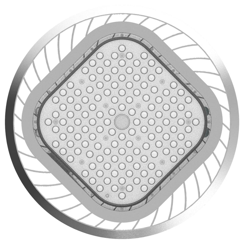 Templed - Hallen-Reflektorleuchte LED-Hochtemperaturleuchte RayBeamV2 200-60HT5K bis 80Grad, DALI