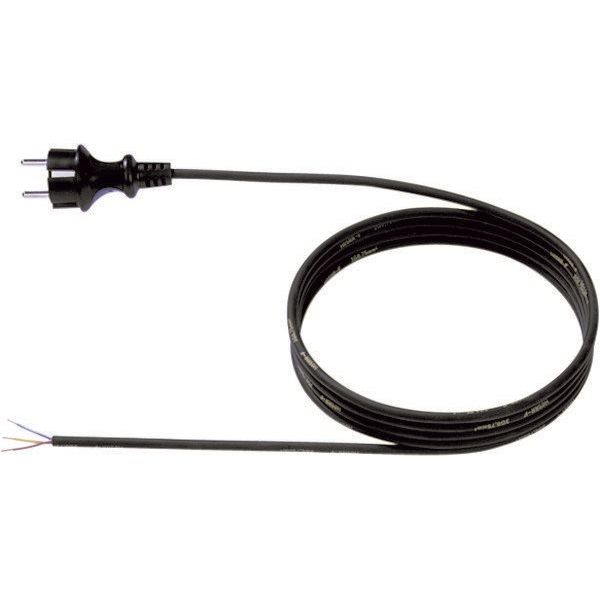 Bachmann - Netzanschlussleitung Schutzkontakt-Zuleitung 321.175 16A/250V,3m,sw
