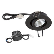 EVN Lichttechnik - Downlight/Strahler/Flutlicht P-LED Deckeneinbauleuchte PC20N60902 3000K IP20 230V sw