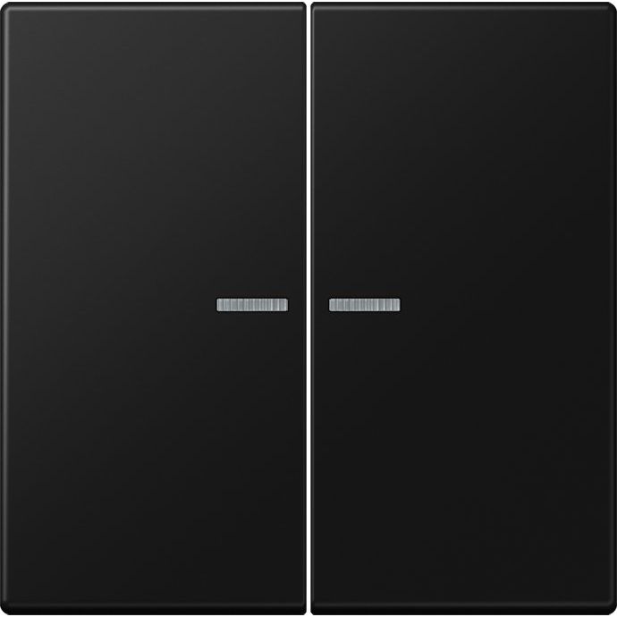 Jung - Abdeckung/Bedienelement für Installationsschalterprogramme Wippe LS 102 KO5 SWM f.Serientaster KO