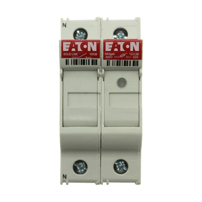 Eaton - Halter für zylindrische Sicherung Sicherungshalter Niedersp. 1P 10X38MF#CHM1DNIU 32A AC 690V 1polig+N − 6 Stück