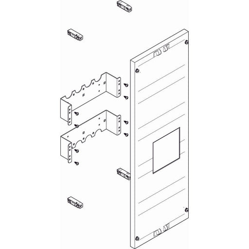 ABN - Verteilerfeld für Installationsverteiler ESPRO-Modul MF15950 flach BxH:250x750mm