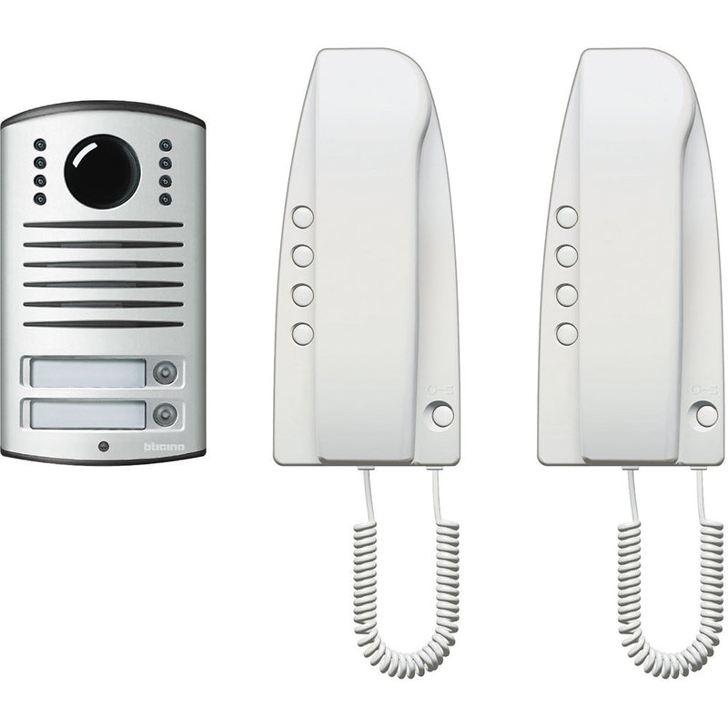 Legrand (BT) - Türsprech-Set Zweifam.-Set Audio 363221 analog alu/silber