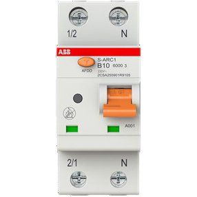 ABB Stotz S&J - Leitungsschutzschalter mit Zusatzeinrichtung Brandschutzschalter S-ARC1 B10 B10,6kA,1P+N