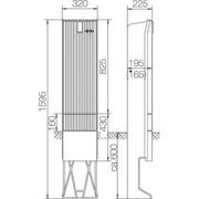ABN - Leergehäuse Anschlusssäule SL162 FB1 BH6