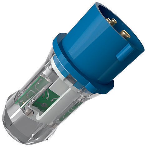 Mennekes - CEE-Stecker (IEC 60309) Drehfeld 3420 63A,4p,9h,230V,IP44 − 1 Stück by Mennekes
