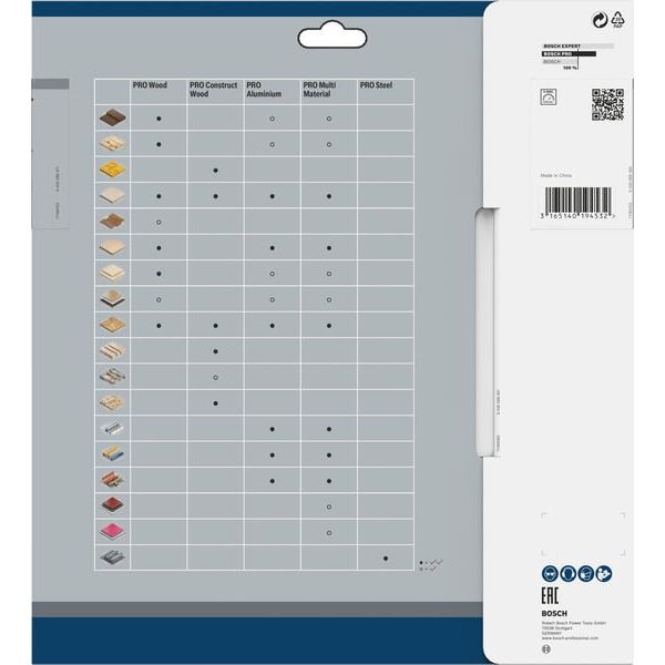 Bosch - Kreissägeblatt PRO Wood Kreissägeblatt, 2608640665 250 x 3,2 x 30 mm