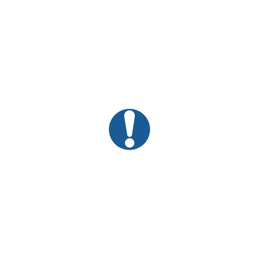 HellermannTyton - Warn-/Hinweisschild Etikett ASS5-B-150-BU (5) Schutzanweisung − 5 Stück