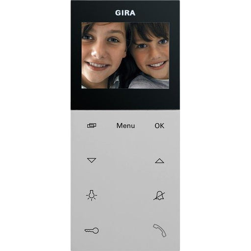 Gira - Innenstation für Türkommunikation Wohnungsstation 1239015 Video AP Plus grau