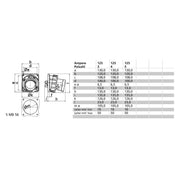 Bals Elektrotech - CEE-Gerätestecker (IEC 60309) Anbau-Gerätestecker 2743 5p 230V 9h Ip 67