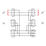 WAGO - Steckverbinder für steckbare Gebäudeinstallation Brückungsstecker 770-1373/149-000 3-polig,braun − 25 Stück
